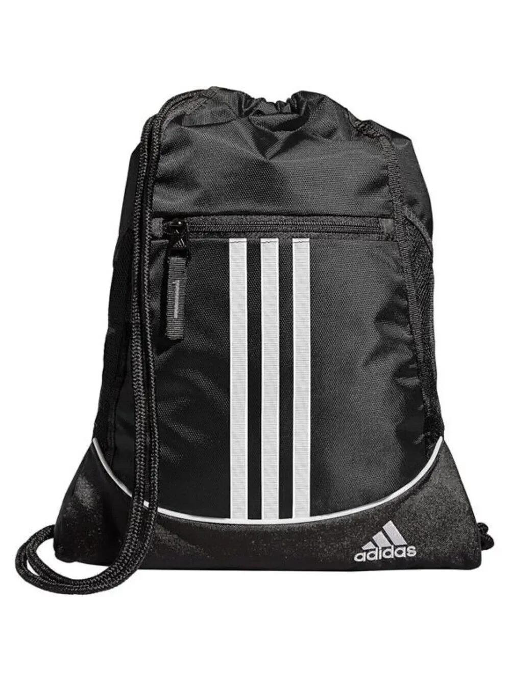 Small Drawstring Backpack Gym Bag for Men Women Lightweight Sports Bag Black